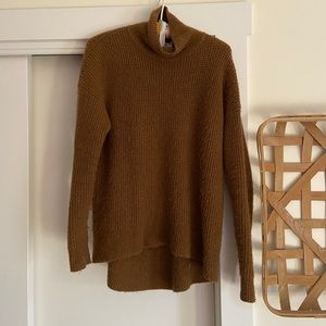 Madewell waffle knit turtle neck sweater